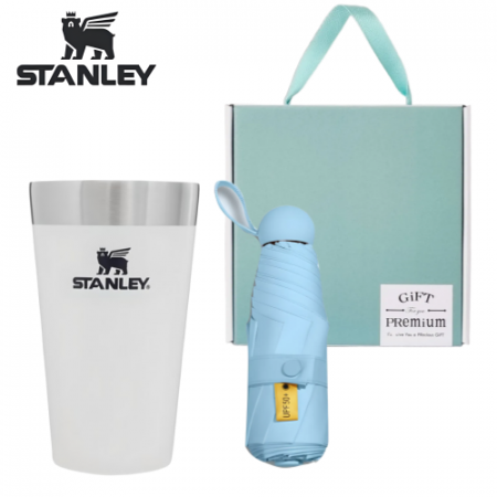 스탠리 파인트컵 화이트 미니 우산 양우산 기프트 선물세트 #3