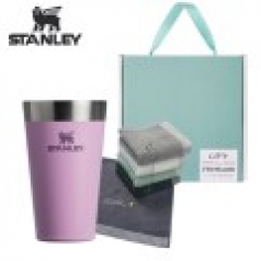 스탠리 파인트컵 라일락 아놀드파마 타올 수건 기프트 선물세트