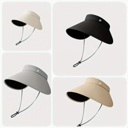 631 여성용 와이드 선바이저 모자 #2