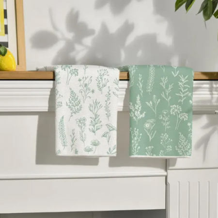 624 와일드플라워 주방 타월 2개세트 #3