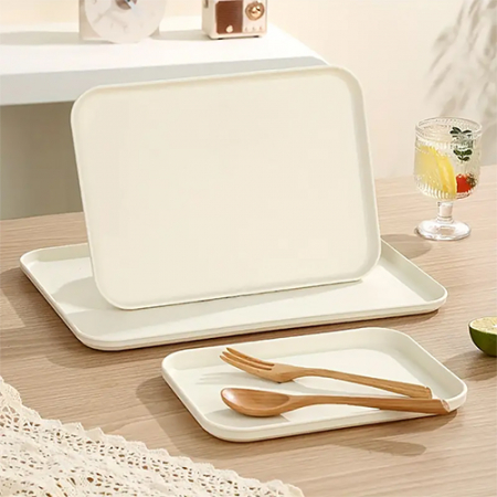 608 북유럽 감성 플라스틱 직사각 트레이 #3