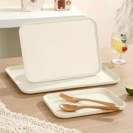 608 북유럽 감성 플라스틱 직사각 트레이 #2