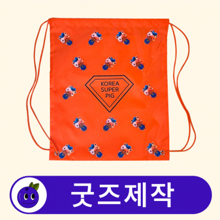 커스텀 슈즈백 스트링백 스포츠가방 보조가방 // 굿즈제작 #3