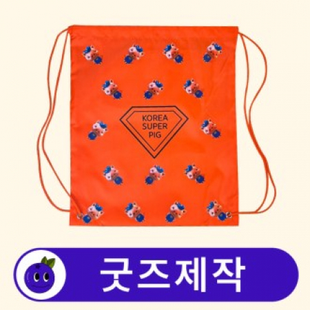 커스텀 슈즈백 스트링백 스포츠가방 보조가방 // 굿즈제작 #2