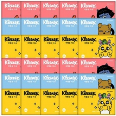 크리넥스 카카오프렌즈 여행용티슈 미용휴지 50매 #2