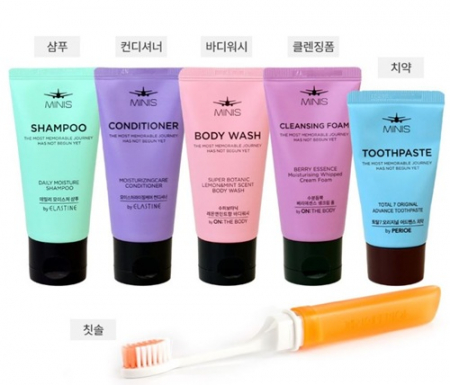 엘지 LG생활건강 미니스 미니스 여행용세면도구 6종세트 #5