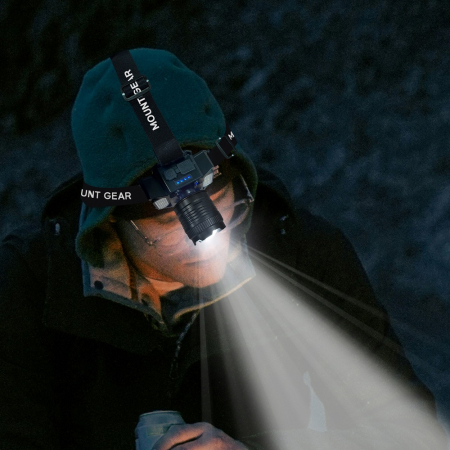 충전식 1500mAh LED광원 모션센서 경량 헤드랜턴 #4