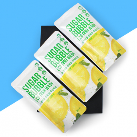 슈가버블 친환경 레몬크러쉬 추방세제 280ml 3개 + 종이케이스 #3