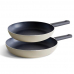 작은이미지: 쿠비녹스 베이직 인덕션 프라이팬 2종세트 26, 28cm #3