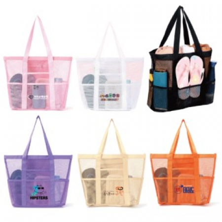 메쉬가방 대형 비치백 망사가방 비치가방 43X39X20 #2