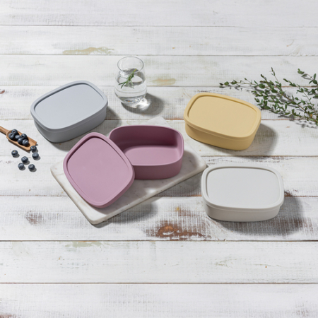 실리콘 도시락통 1칸 2칸 3칸 // 국산 #7