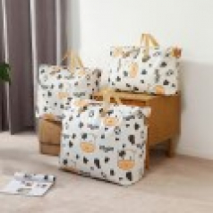 이불정리 옷정리 이불함 빨래가방 이사가방 젖소 그림 가방