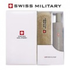 스위스밀리터리 친환경 3단 완전자동 세이프티 우산 + 180g코마사타올 세트