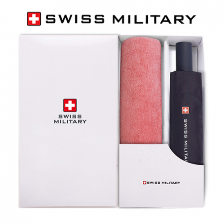 스위스밀리터리 친환경 3단 완전자동 세이프티 우산+150g면사타올 세트 #3
