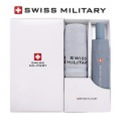 스위스밀리터리 친환경 3단 완전자동 세이프티 우산+140g면사타올 세트