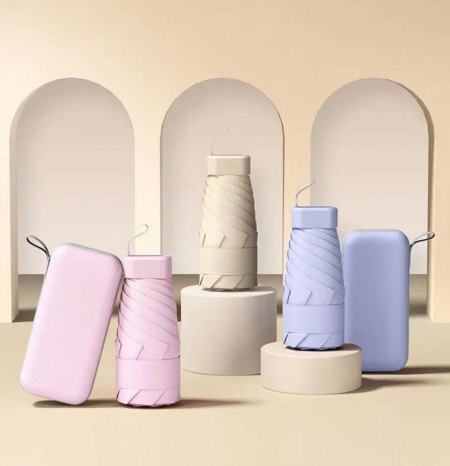 미니캡슐우산 파스텔미니우산 암막양우산 우산종이케이스 주머니우산 #3