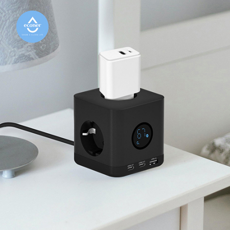 에코너 MT16 큐브 멀티탭 1.8M 전선형 #6