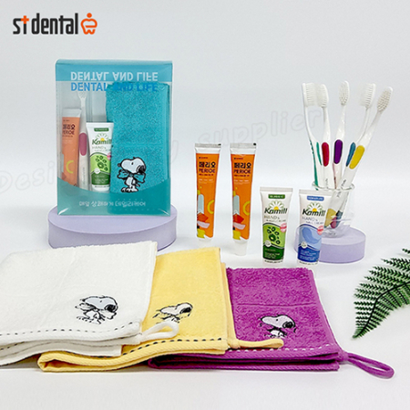 덴탈송월핸드타올2호 카밀핸드크림 LG칫솔치약세트 #4