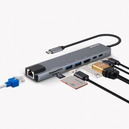 65W 8in1 C to All 8포트 허브 EM-48 #3