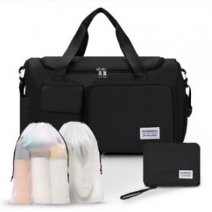 라이트폴딩 캐리어결합 접이식 보스턴백 여행가방