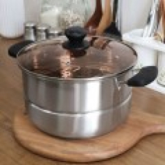 퀸센스 데이세븐 IH 찜겸용 곰솥냄비 26cm