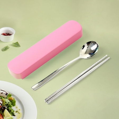 심플 메이트 휴대용 수저(핑크) #2
