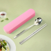 작은이미지: 심플 메이트 휴대용 수저(핑크) #2