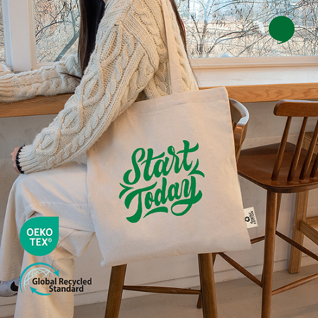 오코텍스 리사이클 내츄럴 라이트 에코백 (38*42cm/밑면없음/끈길이67cm) #2