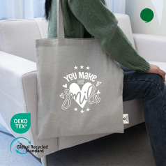 오코텍스 리사이클 그레이 컬러라이트 에코백 38cmX42cm