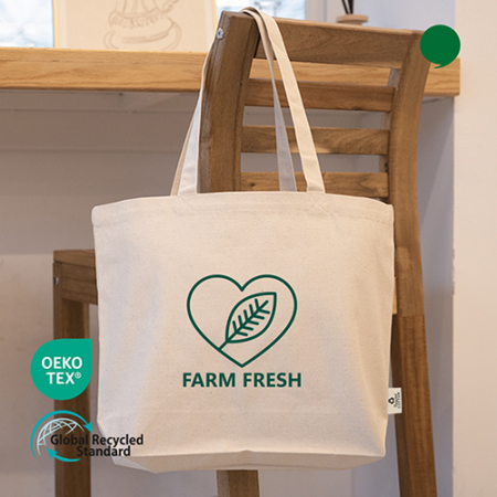 오코텍스 GRS인증 스탠다드에코백 대형 43cm x 33cm x 10cm #4