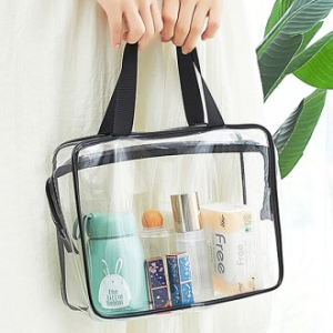 포이포이 탑 핸들 비치백, 물놀이 방수 투명 숄더백 다용도 물놀이 수영 가방