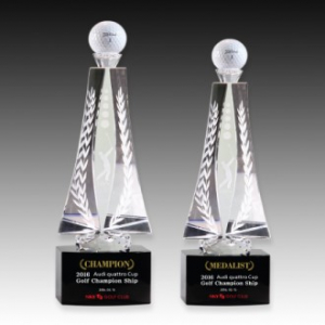 메탈 크리스탈 골프 트로피 S8A129-12