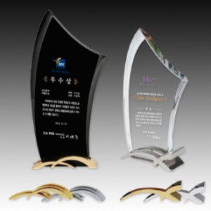 메탈 크리스탈 골프 트로피 S8A123-1234 S8A124-1234