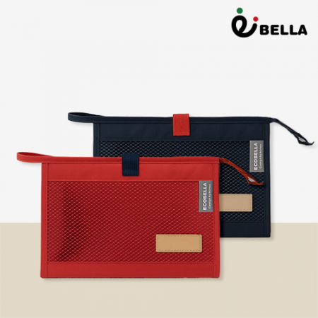 [에코벨라] 투톤 배색 메쉬파우치 (B) #2