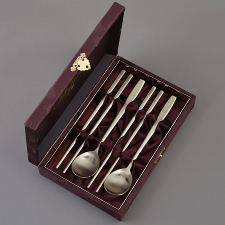 H.jin현진 전통 훈민정음 티타늄수저세트 #5