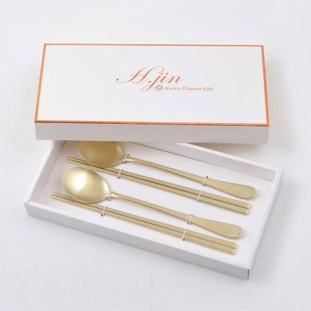 H.jin현진 멋쟁이 민무늬 티티타늄수저 #3