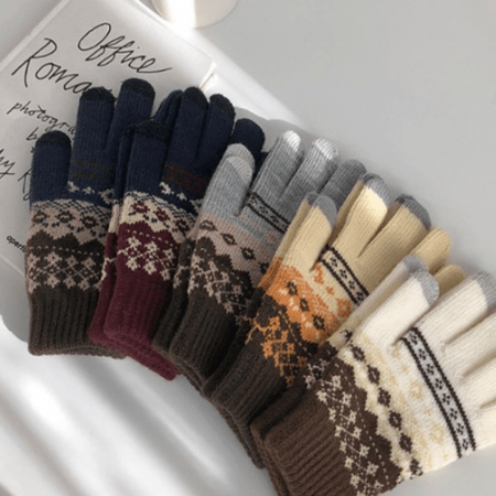터치장갑 기모장갑 남녀공용장갑 방한장갑 눈꽃장갑 #4