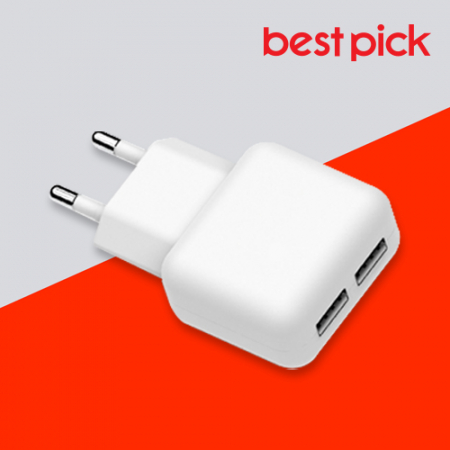 베스트픽 가정용 2.1A 2포트 헤드 USB-A #3