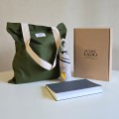 센트라도 에코백+멀티고리 5단 우양산+에코스 다이어리 세트