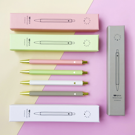 큐픽 마카롱 볼펜 고급 필기구 선물 각인서비스 #4