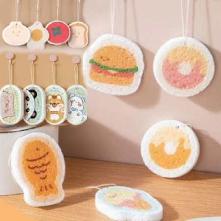 친환경 압축 수세미 다양한 모양 홍보용에도 좋아요 #2