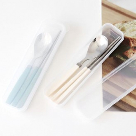 컬러풀 어린이 키즈 수저세트+케이스 국내산 #2