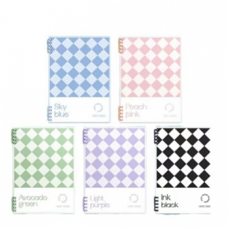 체크 줄노트 무지 공책 A5 #2