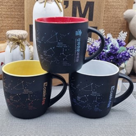 별자리 아이스변색 페타무광블랙 머그 #2