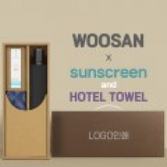 가르시아 3단60 10K 초고밀도 완전자동우산 +선크림+스포츠타월-세트