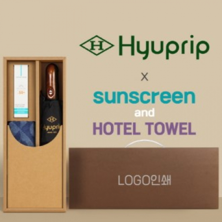 협립3단 70 완전자동우산 +선크림+스포츠타월-세트 #2