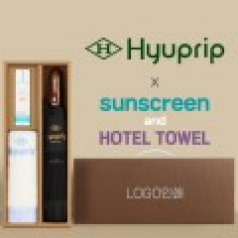 협립3단 70 완전자동우산 +선크림+협립눈꽃타월타월-세트