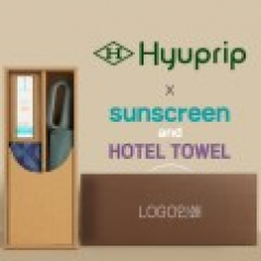 협립3단 60 슈퍼 카라비너 완전자동우산 +선크림+스포츠타월-세트