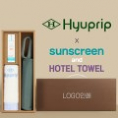 협립3단 60 슈퍼 카라비너 완전자동우산 +선크림+협립눈꽃타월타월-세트