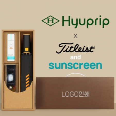 협립3단60 슈퍼TEN(10K) 컨테이너 완전자동우산 +선크림+타이틀리스트 골프공 3구-세트 #2